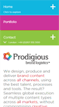 Mobile Screenshot of prodigious.com