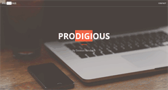Desktop Screenshot of prodigious.nl